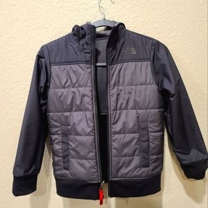 North Face boys Reversible hoodie jacket